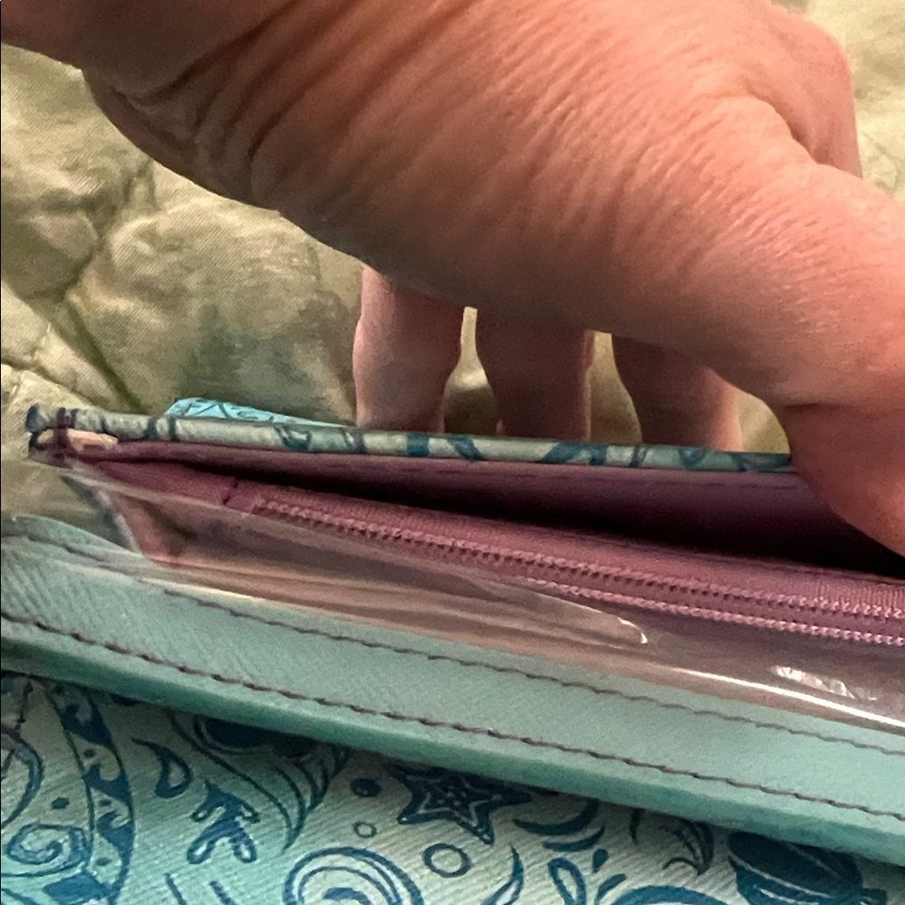 Disney Cruise Line Exclusive Little Mermaid Ariel Collection Wristlet Wallet Sea - Picture 4 of 8